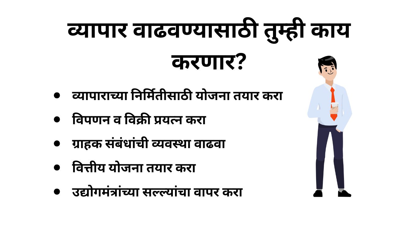 Read more about the article व्यापार वाढवण्यासाठी तुम्ही काय करणार?