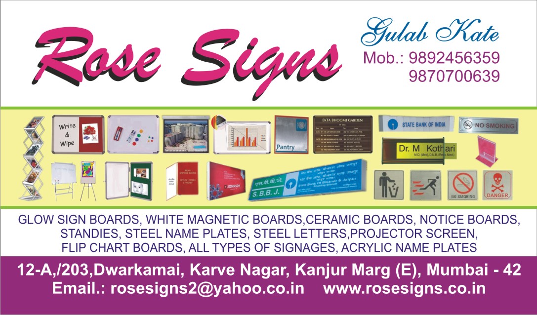 Business Info - ROSE SIGNS